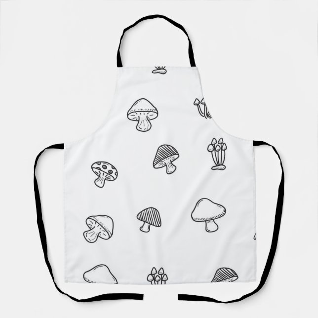 Tablier Motif champignon (Recto)