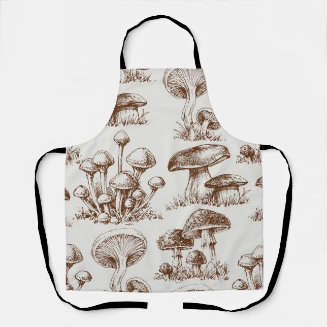 Tablier Motif champignon (Recto)
