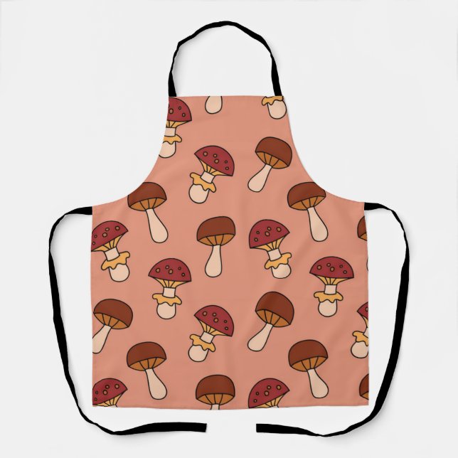 Tablier Motif champignon (Recto)