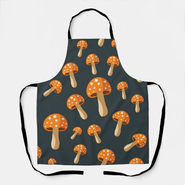 Tablier Motif champignon (Recto)