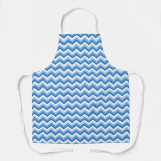 Tablier Motif Chevron de Couleur Personnalisée
