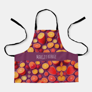 Tablier Motif couleur orange Gin Tonic