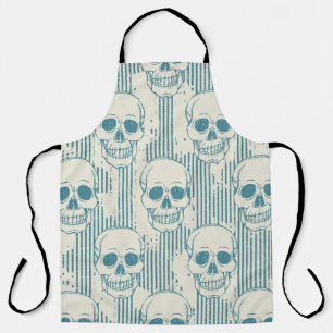 Tablier Motif crâne : Motif libre sans couture