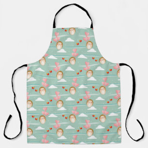 Tablier Motif d'amour de Hedgehog
