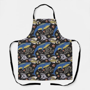 Tablier Motif d'animaux aquatiques   vie sous-marine 17