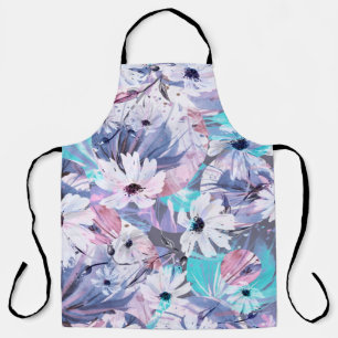 Tablier Motif d'aquarelle créatif et transparent des plant