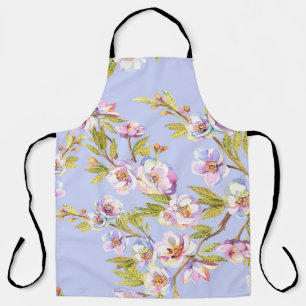 Tablier Motif d'aquarelle Flower Pomme Cherry
