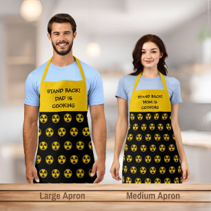 Tablier Motif d'avertissement de radioactivité
