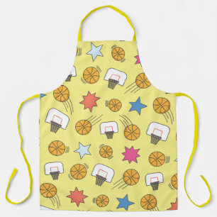 Tablier Motif de basket amusant