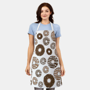 Tablier Motif de beignes, beignets de chocolat, beignets d