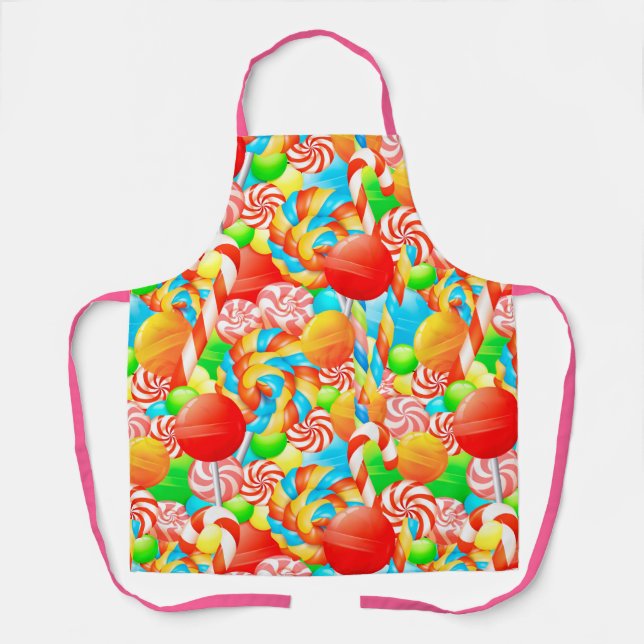 Tablier Motif de bonbons (Recto)