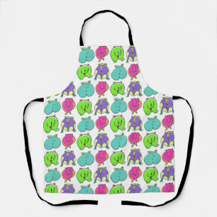 Tablier Motif de boutons de hamster coloré
