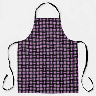 Tablier Motif de brasage noir violet