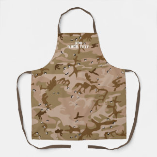 Tablier Motif de Camouflage Brown du désert