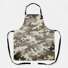 Tablier Motif de camouflage militaire d'hiver