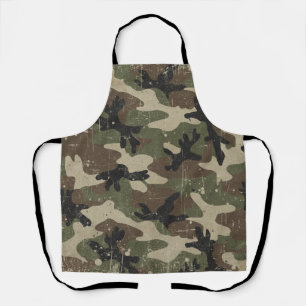Tablier Motif de camouflage militaire rétro
