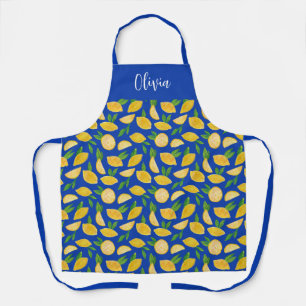 Tablier Motif de citron méditerranéen