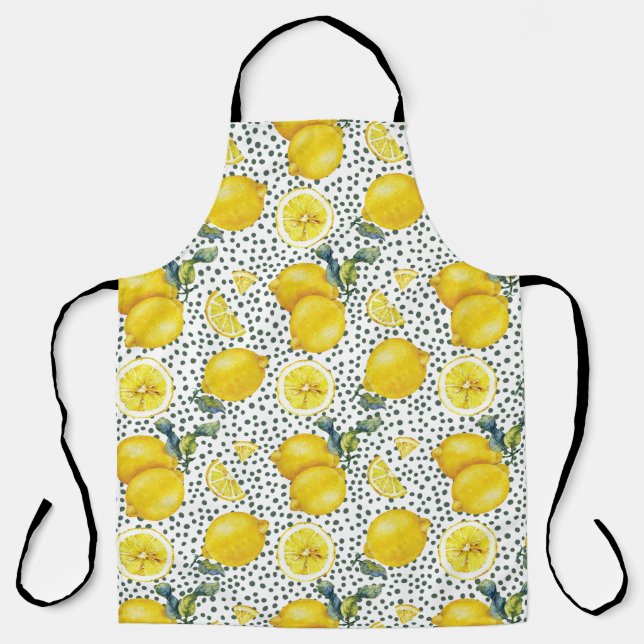 Tablier Motif de citron vert (Recto)