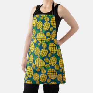 Tablier Motif de conception des fruits tropicaux de l'anan