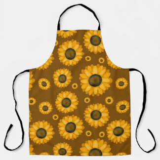 Tablier Motif de cuisine Tournesol Chaud