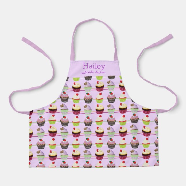 Tablier Motif de Cupcake (Recto)