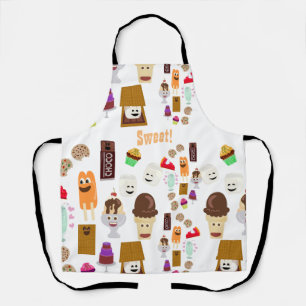Tablier Motif de dessin animé pour dessert agréable