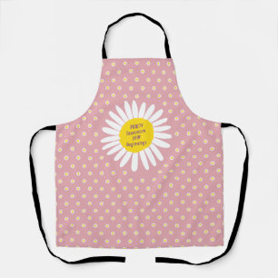 Tablier Motif de fleur marguerite - Pureté, citation d'inn