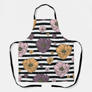 Tablier Motif de fleurs