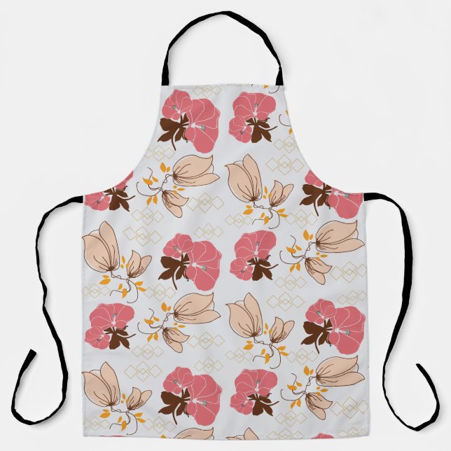 TABLIER MOTIF DE FLEURS (Recto)