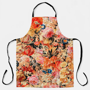 Tablier Motif de fleurs de brosse