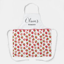 Motif de fraise personnalisé Boulangerie de cuisin
