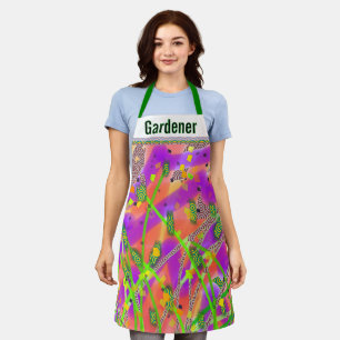 Tablier Motif de Geo jardinier