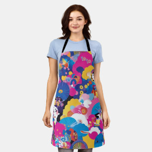 Tablier Motif de Harajuku