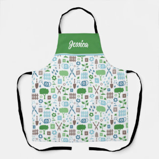 Tablier Motif de jardinage personnalisé Apron