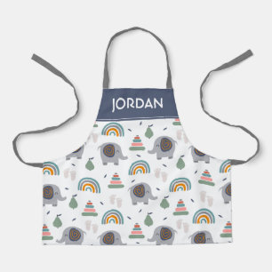 Tablier Motif de jouets pour bébé mou