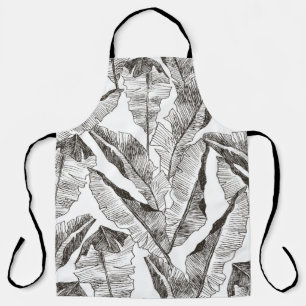 Tablier Motif de jungle tropicale plante sans couture. Pri