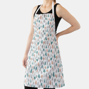 Tablier Motif de la forêt des Doodles