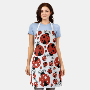 Tablier Motif De Ladybugs, Mignons Ladybugs, Red Ladybugs