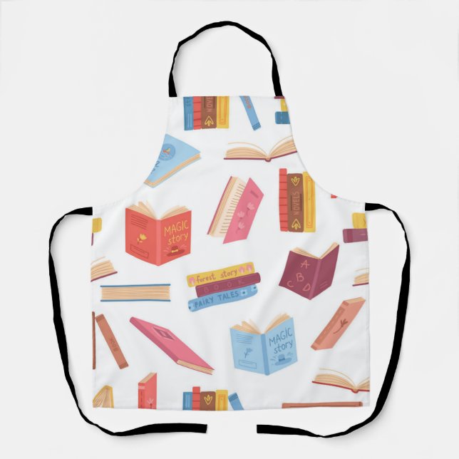 Tablier Motif de livre (Recto)