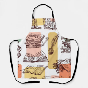 Tablier Motif de livre