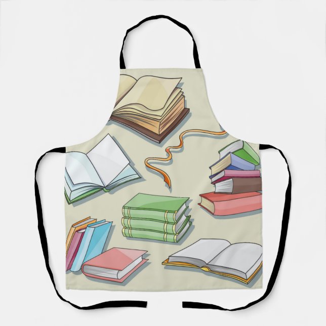 Tablier Motif de livre (Recto)