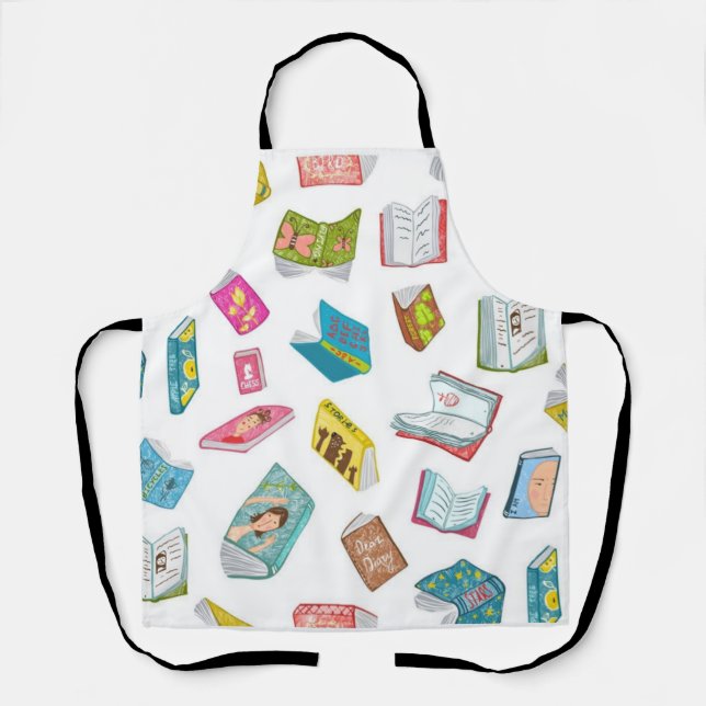 Tablier Motif de livre (Recto)