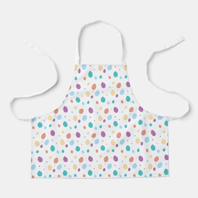Tablier Motif de l'Oeuf de Pâques à la géolocalisation (Recto)