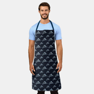Tablier Motif de Marlin