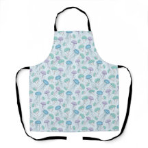 Motif de méduse lumineuse multicolore pastel doux