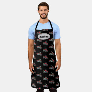 Tablier Motif de moto personnalisé