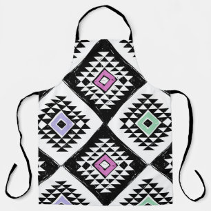 Tablier Motif de Navajo, tribu noire blanche