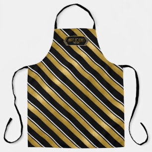 Tablier Motif de Noël Gold/Black ID862