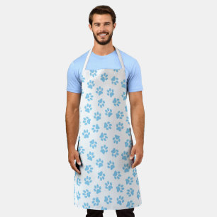 Tablier Motif De Pâtes, Poches De Chien, Bébé Pâtes Bleues