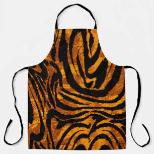 Tablier Motif de peau animale. Le tissu Abstrait de Tige